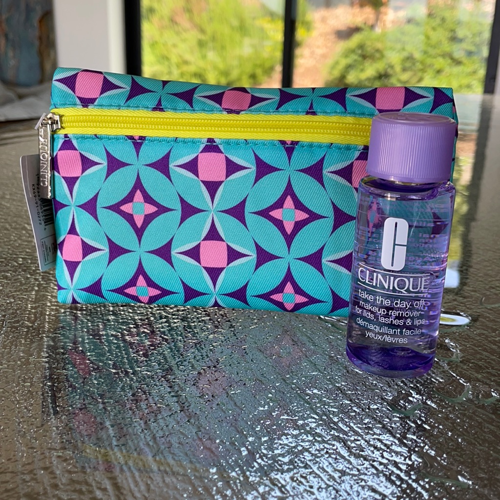 Clinique Makeup Bag  Makeup Remover Mini Bottle